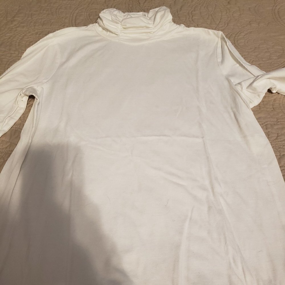 KIM Rogers - gathered/smock turtleneck top